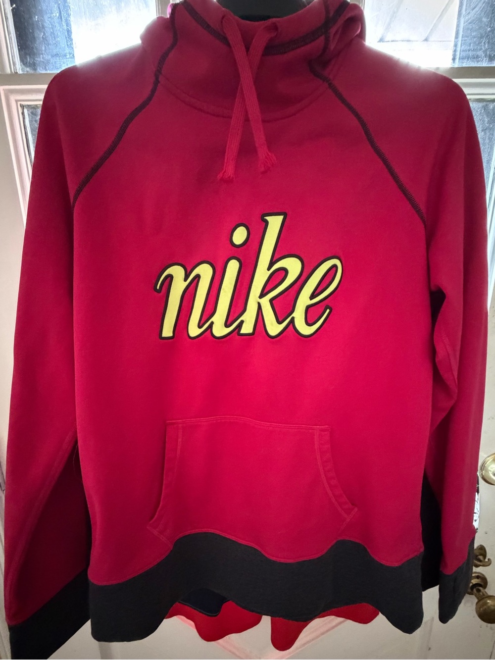 Nike Women’s Red Hoodie with Black Trim